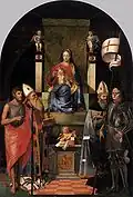 Virgin and Child Enthroned with Saints (1492)