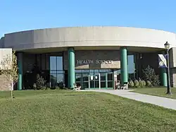 Building during daylight