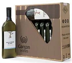 box of ten wine bottles