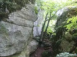 The Gespaltener Fels on the Schafberg