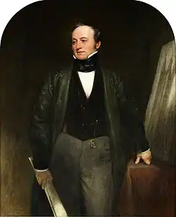 Portrait of Charles Barry by Henry William Pickersgill