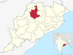 Location in Odisha