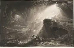 Joshua Commanding the Sun to Stand Still (1827). Mezzotint and etching, plate, 57.1 x 77.8 cm. National Gallery of Art, Washington D.C.