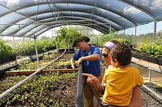 José at the USFWS Greenhouse in Boquerón