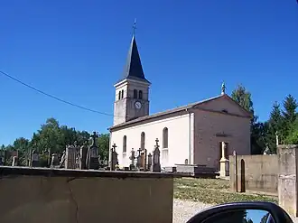 The church in Jouvençon