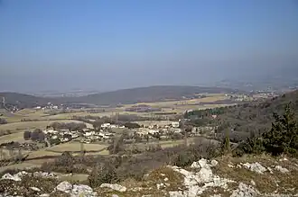A general view of Rochefort-en-Valdaine