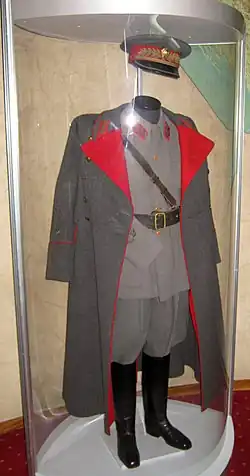 The first Marshal uniform from the National Liberation War.