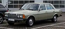 Mercedes-Benz 240D (W123) saloon (Euro-spec)