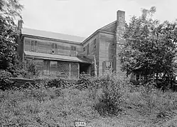 Side view by HABS 1935.