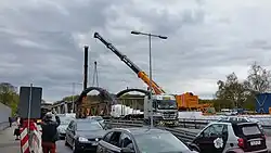 April 2016: Arch completion of the northern part