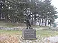 Monument of Karev near the Makedonium memorial complex, uncovered on the 50th year anniversary of the Ilinden uprising on August 2, 1953
