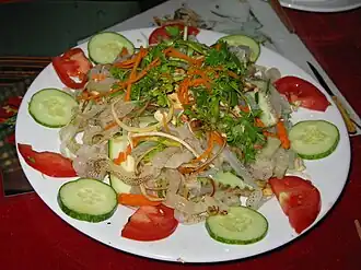 A jellyfish salad
