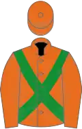 Orange, green cross-belts