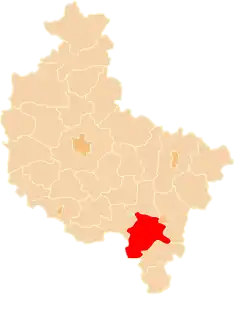 Location within the voivodeship