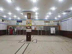 Waiting area of Puri railway station