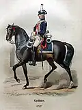 Pre-revolutionary Carabinier-à-cheval (1787).