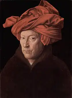 Man with the Red Turban (1433, presumably self-portrait Jan van Eyck)