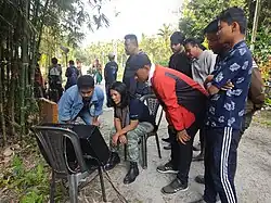 Rajni Basumatary on the shoot of Wild Swans