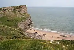Fall Bay, south of Rhossili headland