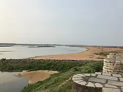 View of the Mahanadi from the temples at Sirpur