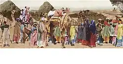 Saraiki Tradition women wearing ghagra