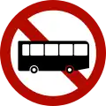 No buses