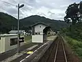 Station platform, 2019