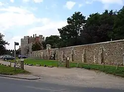 St Osyth's Priory Precinct Wall to South West of Gatehouse