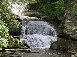 Waterfalls at Robert H. Treman State Park.
