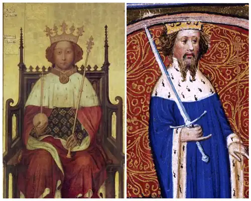 Diptrych of King Richard II and Henry IV