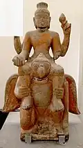 Vishnu on Garuda, Champa sculpture found in Ngu Hanh Son