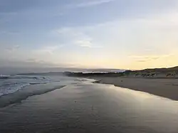 A view of the beach, facing west towards Sussex Inlet