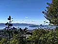 View of Miramar Peninsula from Mt Kaukau track