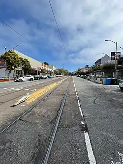 West Portal Avenue, the main commercial strip in the West Portal neighborhood