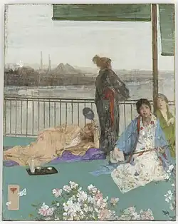 The Balcony by James McNeill Whistler