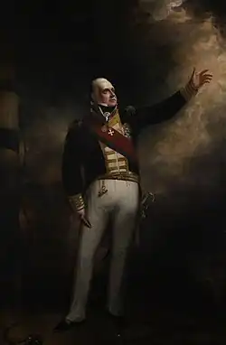 Portrait of Lord Exmouth by William Beechey