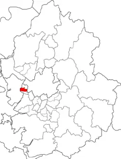 Map of Gyeonggi Province highlighting Wonmi-gu.